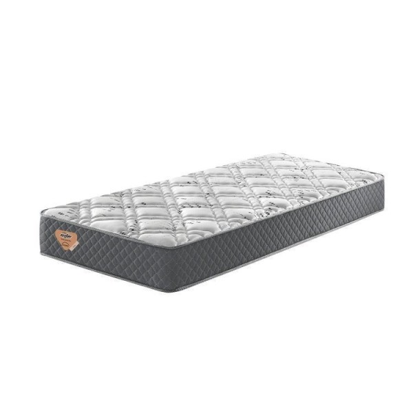 Encontraproduto.com.br - Bicama Box Solteiro King com Colchão Adapto Ecoflex Molas Ensacadas Suede 96x203cm Preto