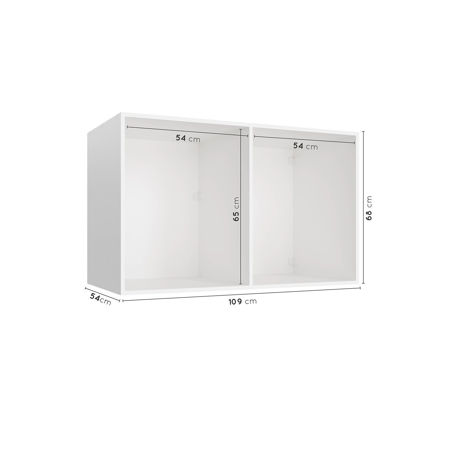 Encontraproduto.com.br - Guarda Roupa Modulado De Solteiro Com Mesa De Cabeceira Direita 7 Portas 3 Peças Hera Madei Branco