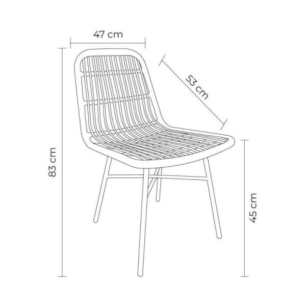 Encontraproduto.com.br - Conjunto Mesa De Jantar Rústica De Madeira Maciça Com 8 Cadeiras Nassau Marrom-preto