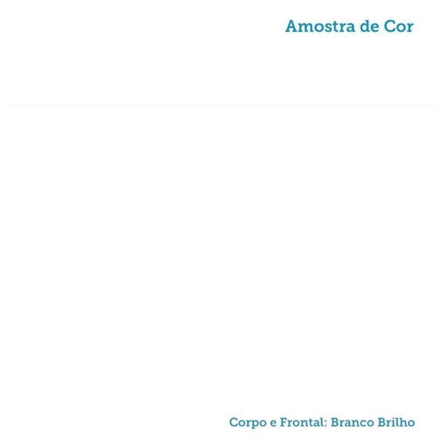 Encontraproduto.com.br - Quarto De Bebê Com Cômoda 4 Gavetas E Berço Com Rodízio Mimo 100% Mdf Branco Brilho