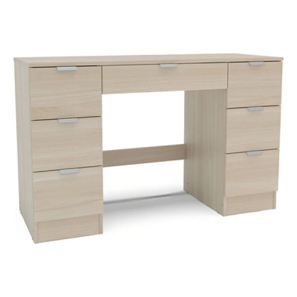 Mesa De Escritório Em L Estilo Industrial 150x140cm Active Snow - Est.branca