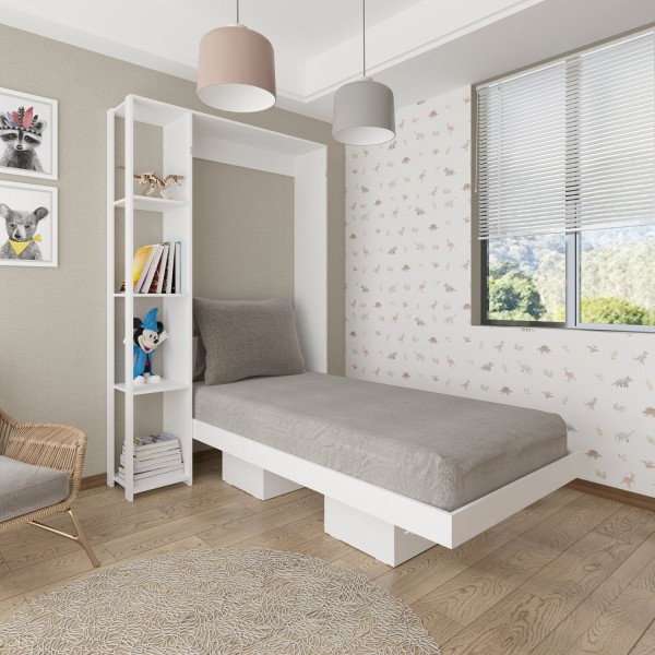 Encontraproduto.com.br - Cama Infantil/juvenil Articulada Com Nicho Arizona Branco