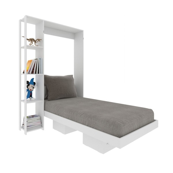 Encontraproduto.com.br - Cama Infantil/juvenil Articulada Com Nicho Arizona Branco