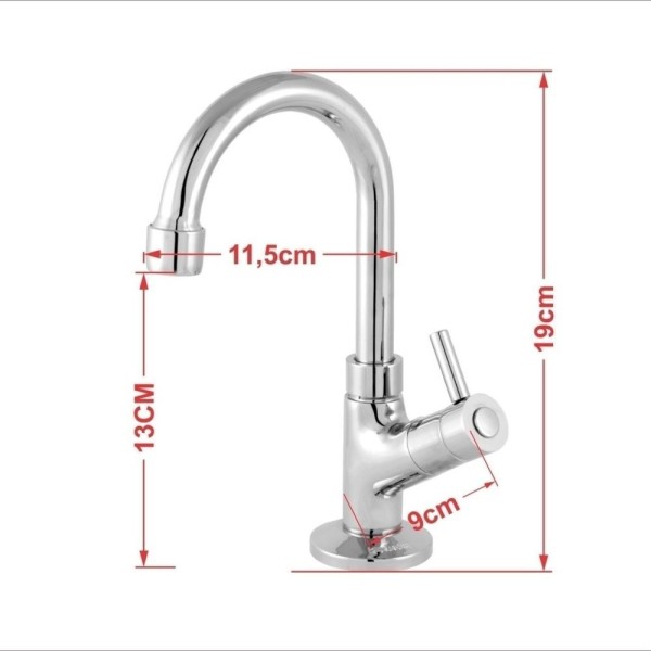 Encontraproduto.com.br - Kit Cuba Aq33 Volcano Com Torneira 1198 E Válvula Metal Com Sifão E Flexível Azul Escuro