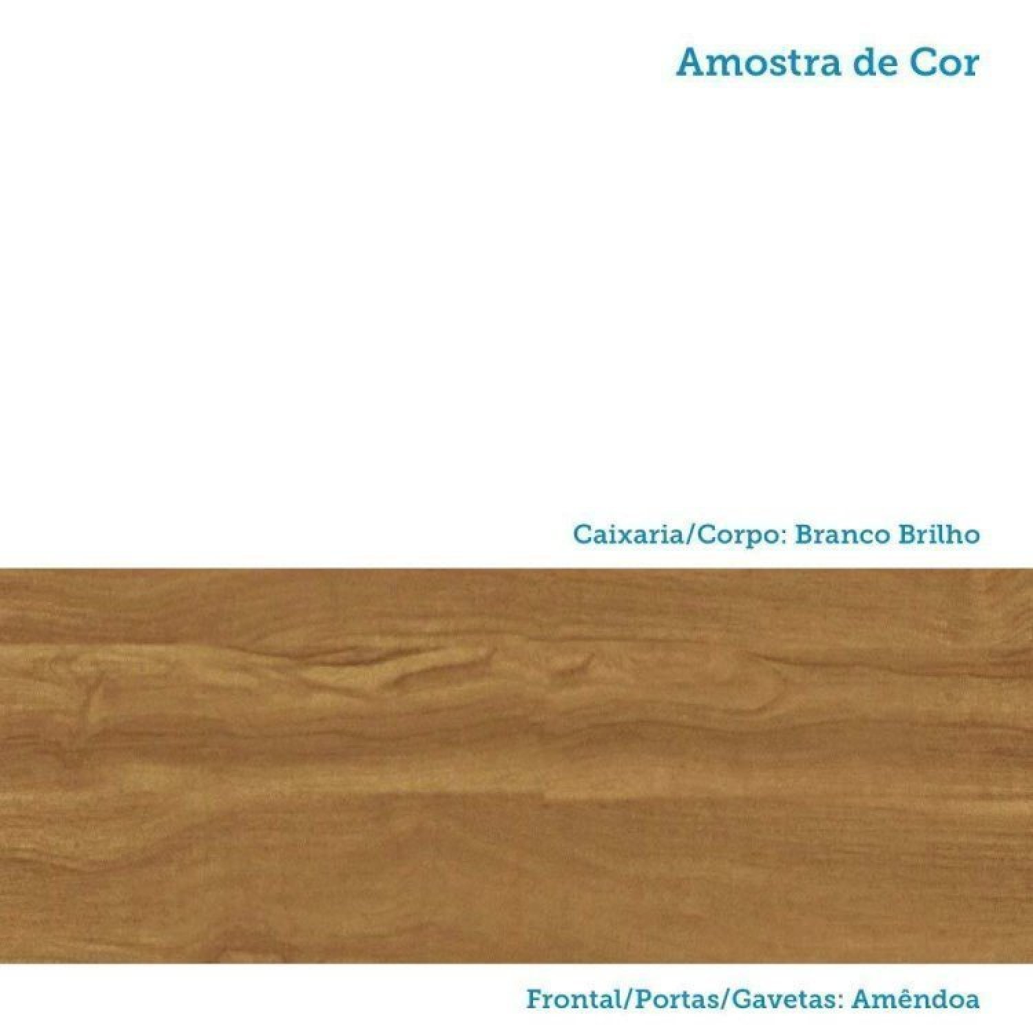 Encontraproduto.com.br - Quarto De Bebê Cômoda 1 Porta Com Janela E 4 Gavetas E Berço Espresso Móveis Branco Brilho/amêndoa
