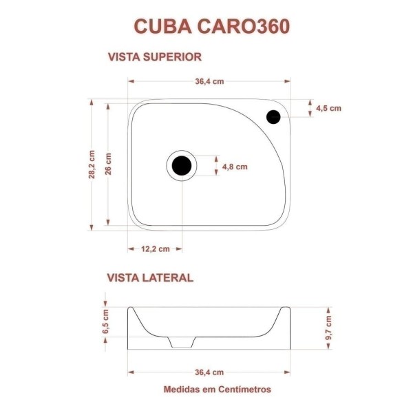 Encontraproduto.com.br - Kit Cuba Ro36 Cross Com Torneira Luxo E Válvula Click Com Sifão E Flexível Azul Escuro