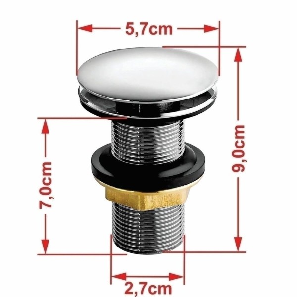 Encontraproduto.com.br - Kit Cuba Ro36 Cross Com Torneira Luxo E Válvula Click Com Sifão E Flexível Cinza