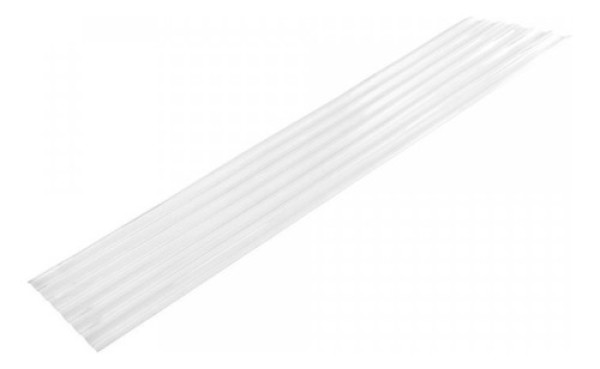 Encontraproduto.com.br - Kit Com 10 Telha Policarbonato 244cm X 110cm Transparente