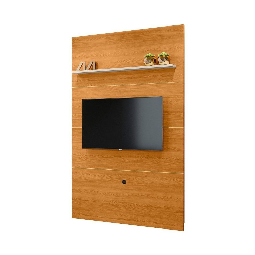 Encontraproduto.com.br - Painel Para Tv Até 65 Polegadas Piso-teto Interlagos Cinamomo-off White