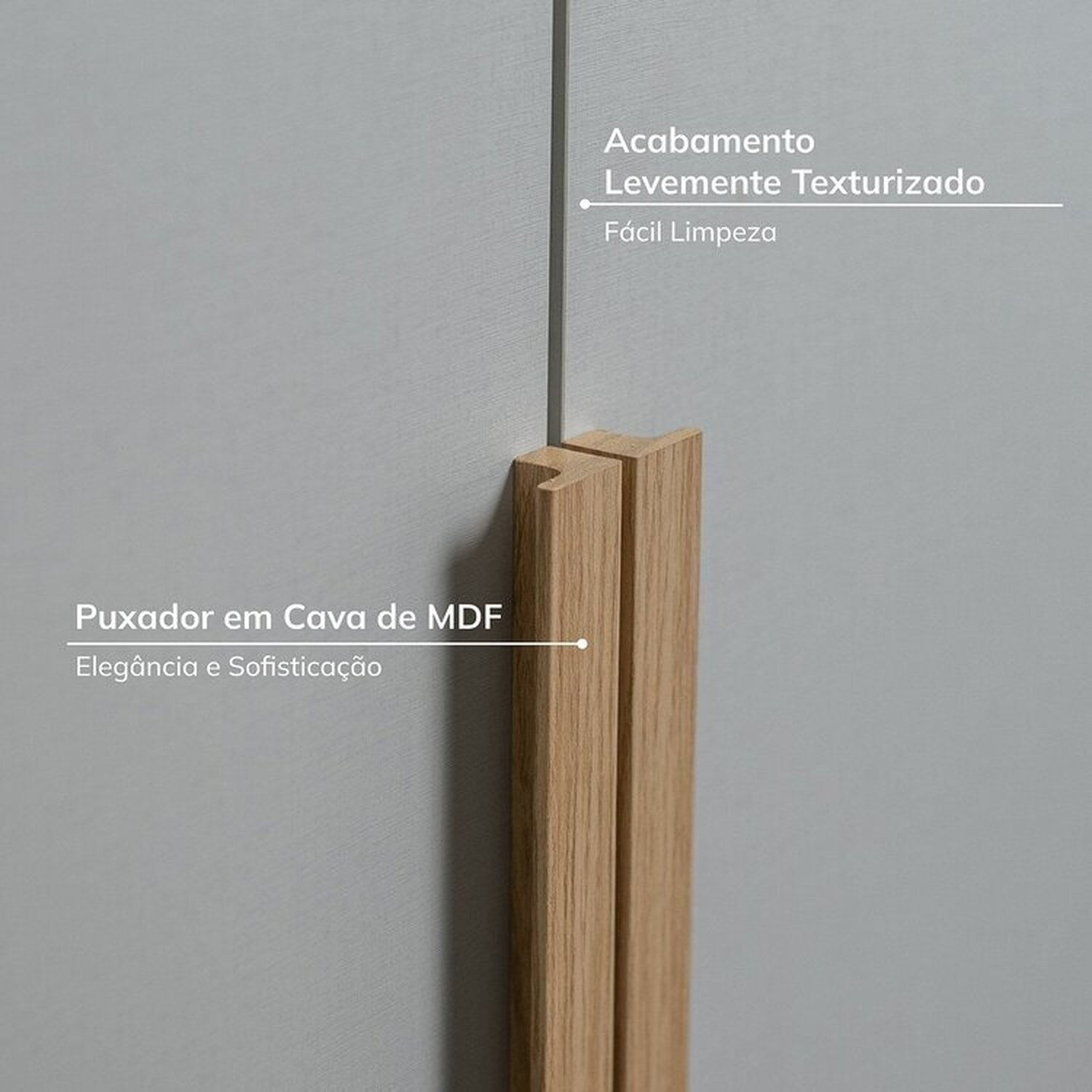 Encontraproduto.com.br - Guarda Roupa Modular 80cm Com Portas e Gaveteiro Jade Cabecasa Cinza Urbano