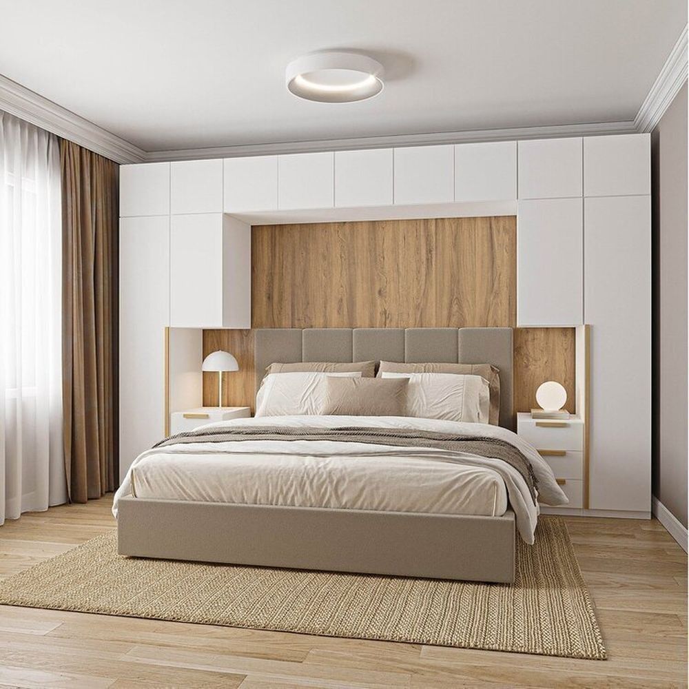 Guarda Roupa Modulado 11 Peças 13 Portas 2 Mesas Cabeceira Jade Cabecasa Branco Fosco