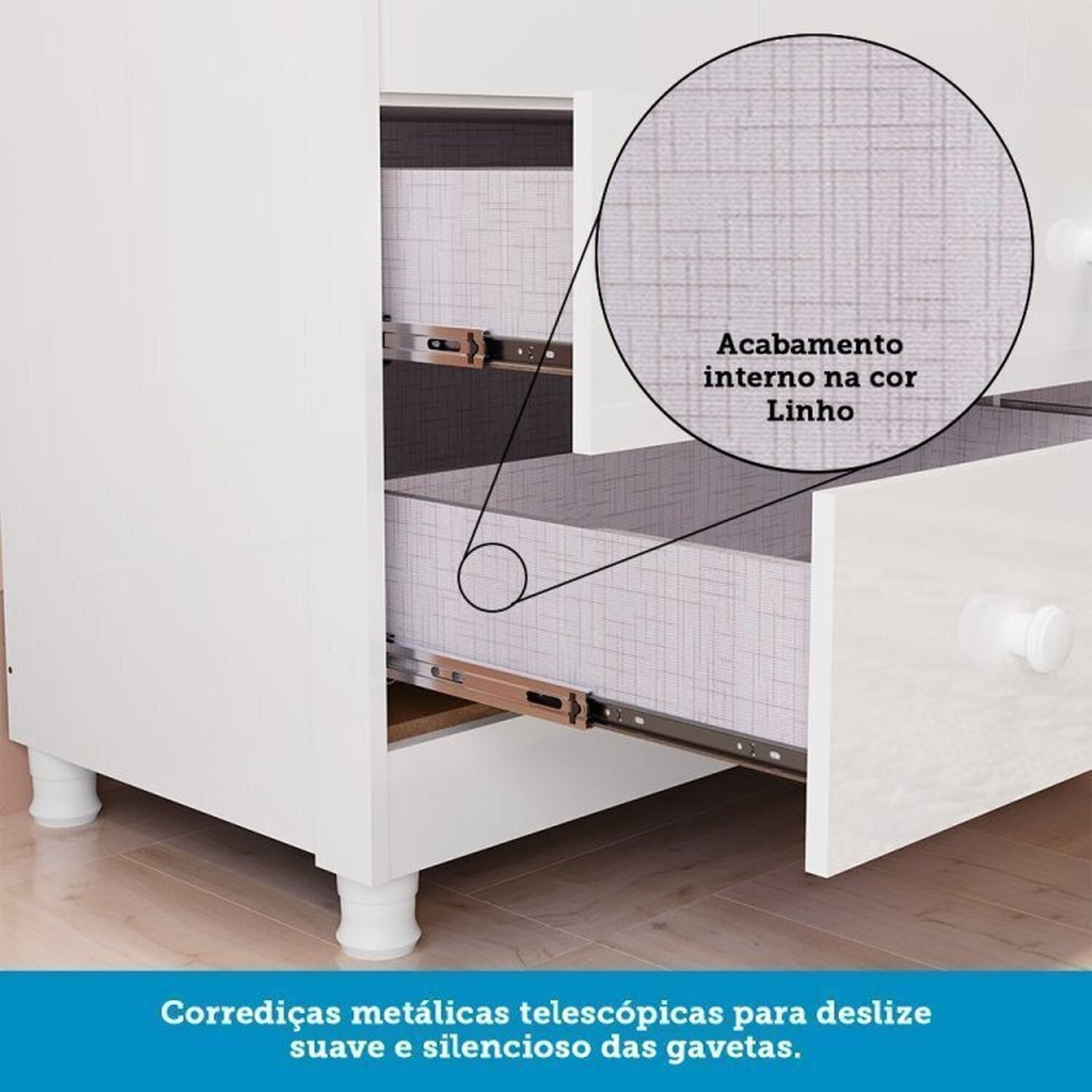 Encontraproduto.com.br - Quarto de Bebê Berço com Capitonê e Guarda Roupa 4 Portas Maya Clássico Espresso Móveis Branco Brilho/Branco
