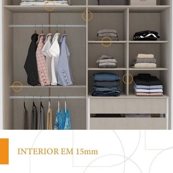 Encontraproduto.com.br - Guarda-Roupa Sevilha 4 Portas Mesa de Cabeceira 2 Gavetas Cama Infanto Juvenil Solteiro Branco