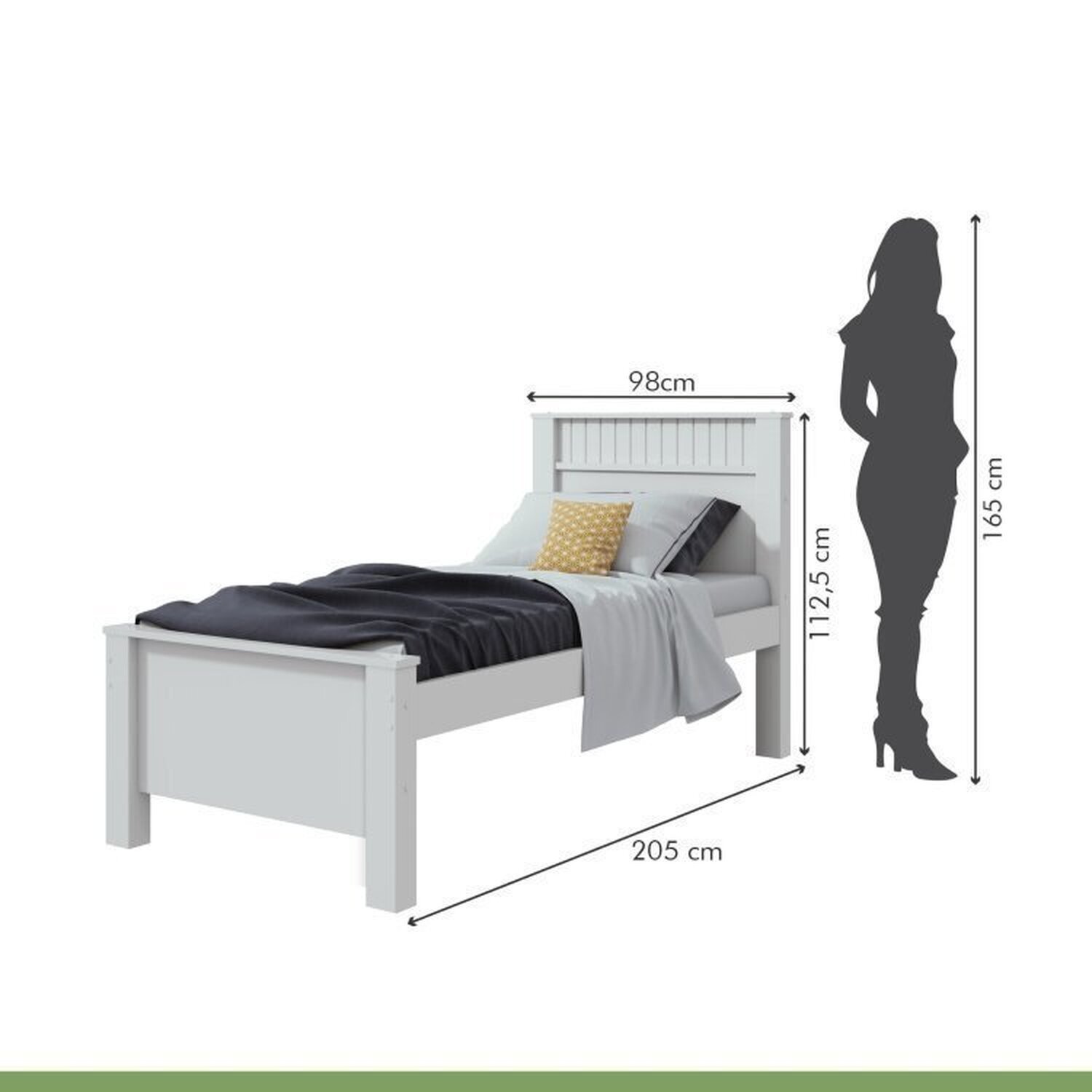 Encontraproduto.com.br - Quarto Infantil com Guarda-Roupa Solteiro 4 Portas 2 Gavetas Alonzo e Cama Solteiro Athenas Branco