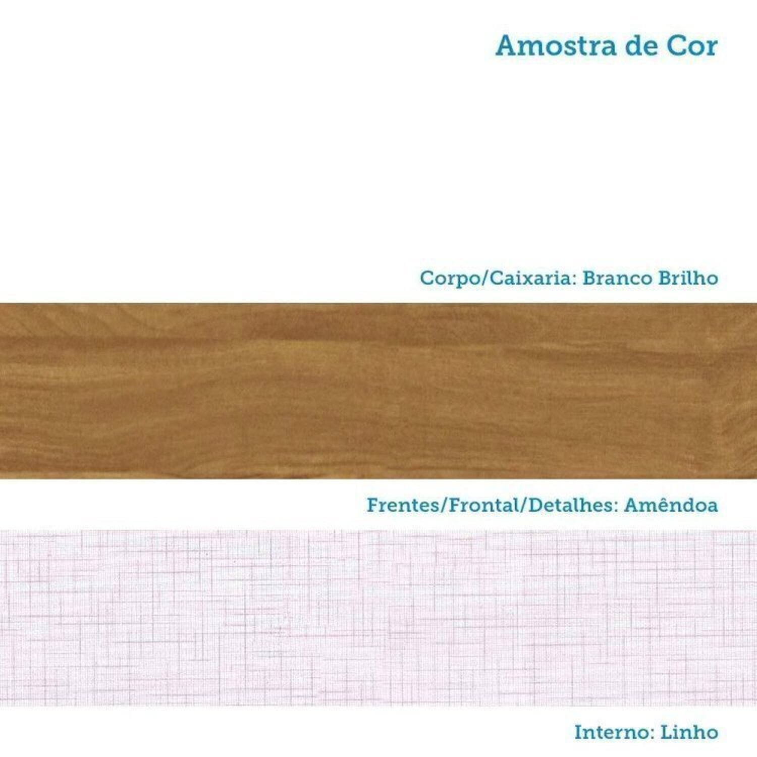 Encontraproduto.com.br - Quarto de Bebê Completo com Guarda Roupa Cômoda e Berço 100% Mdf Kakau Retrô Espresso Móveis Branco Brilho/Amêndoa