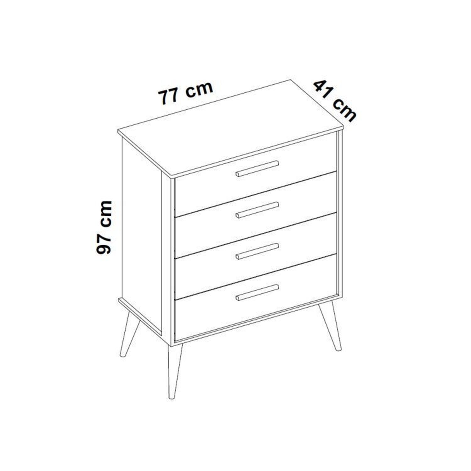 Encontraproduto.com.br - Quarto Infantil Completo Isis Branco