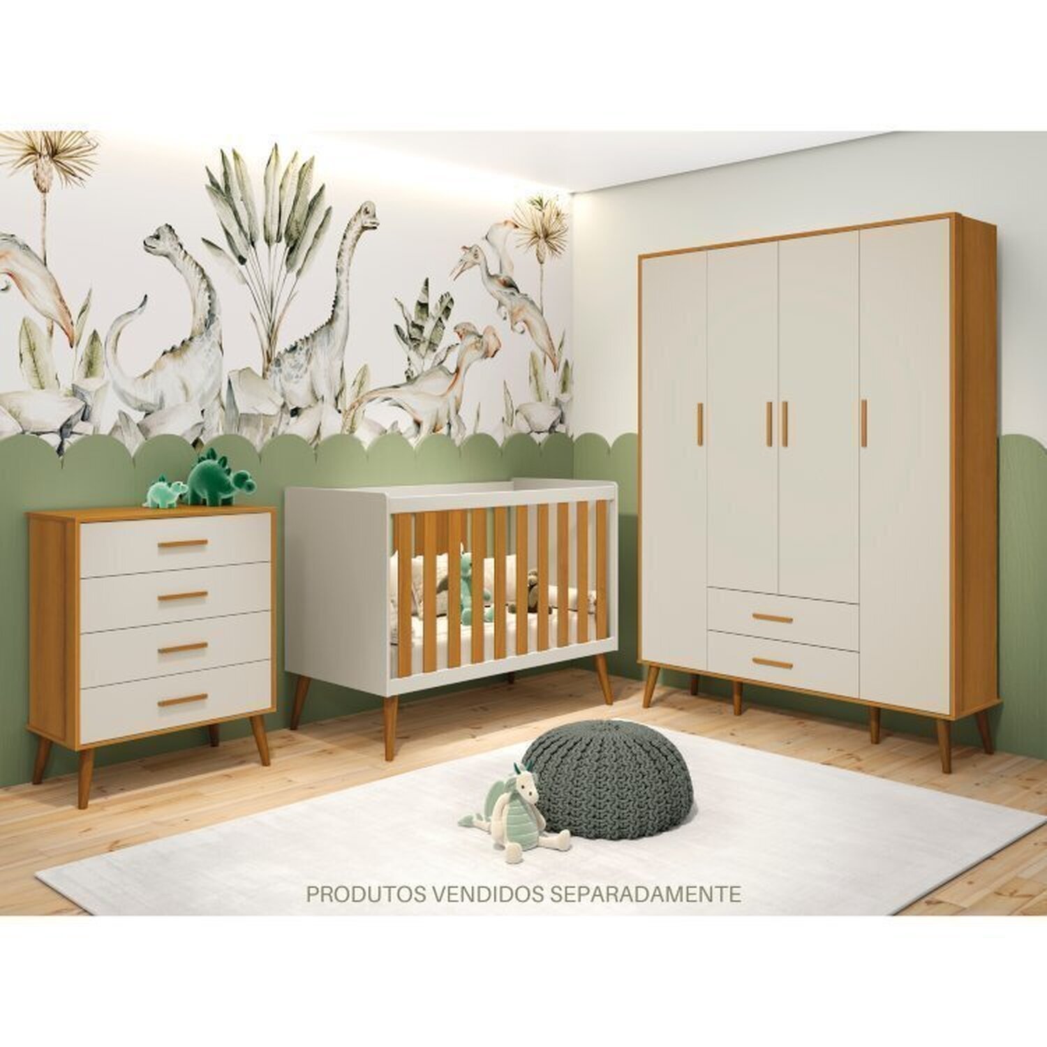Quarto Infantil Completo Isis Areia/Savana