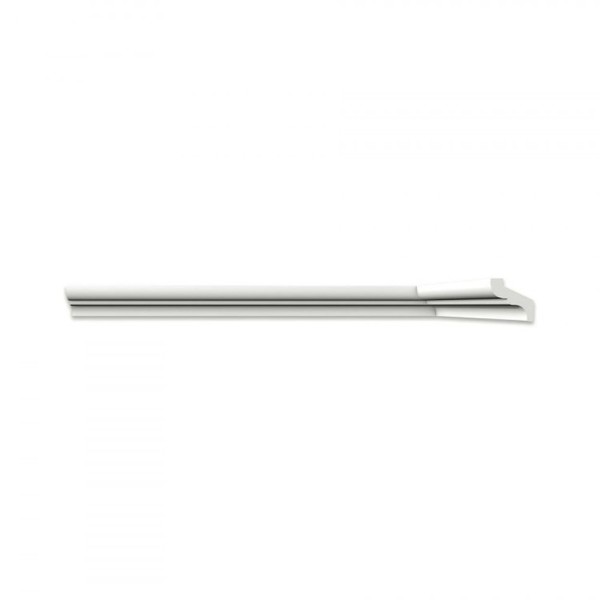 Kit Com 5 Barras Roda Teto Perfil De Poliestireno S35 Homestar 10m Branco