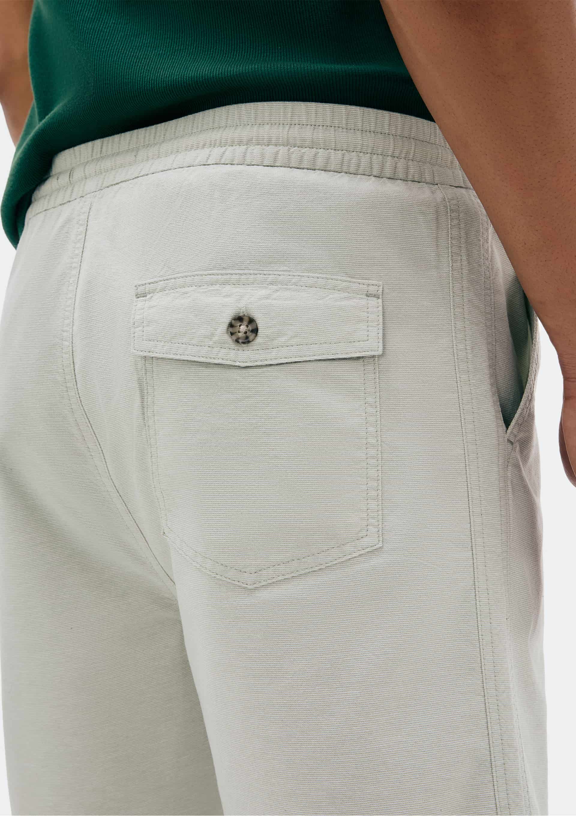 Encontraproduto.com.br - Bermuda Masculina Reta Fio Tinto - Cinza