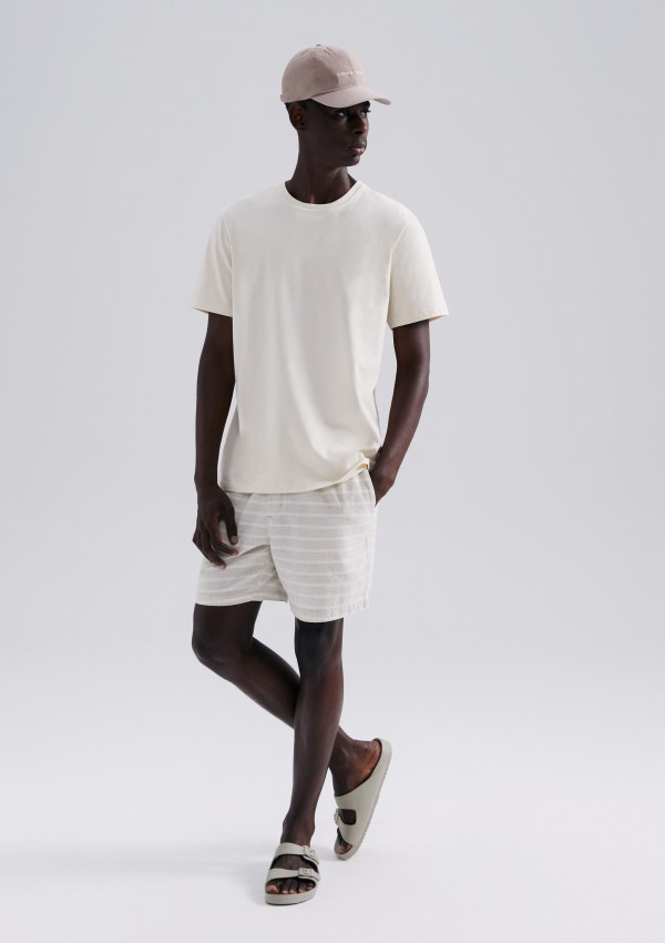 Encontraproduto.com.br - Bermuda Masculina Jogger Em Tecido Rústico - Cinza