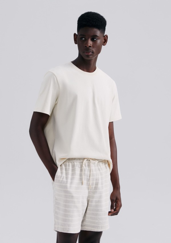Encontraproduto.com.br - Bermuda Masculina Jogger Em Tecido Rústico - Cinza