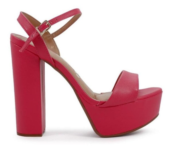 Sandália Vizzano Salto Alto Meia Pata Pink