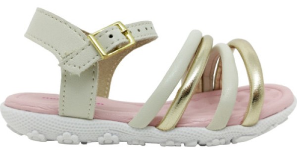 Encontraproduto.com.br - Sandália Infantil Molekinha Tiras Rosa