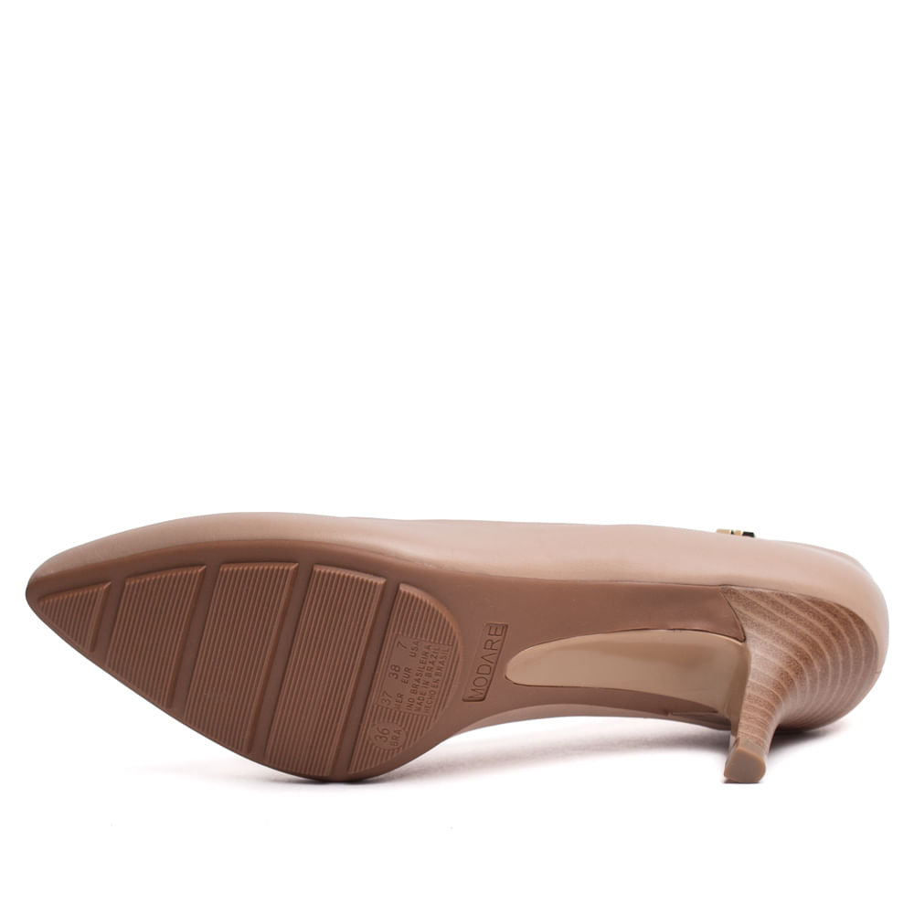 Encontraproduto.com.br - Scarpin Feminino Modare com Salto Médio Bege