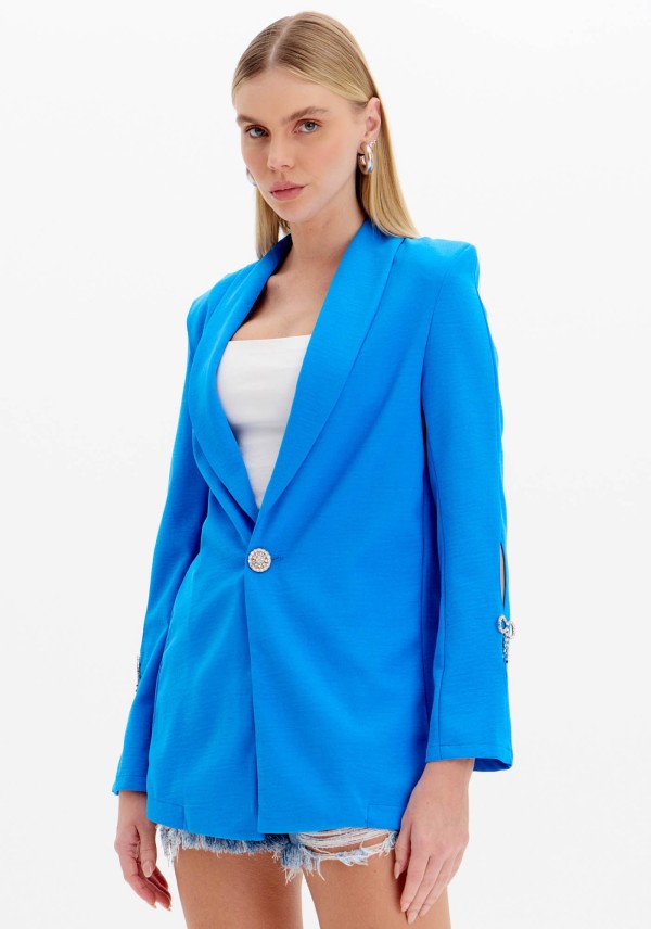 Encontraproduto.com.br - Blazer Alfaiataria Alongado