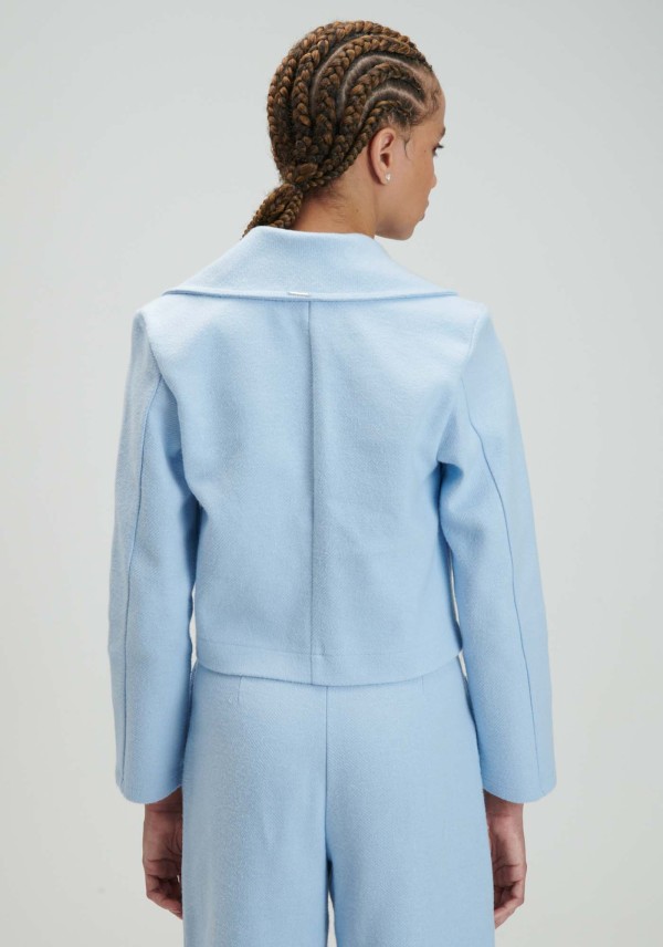 Encontraproduto.com.br - Blazer Curto com Transpasse