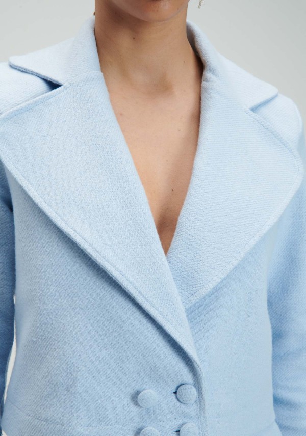 Encontraproduto.com.br - Blazer Curto com Transpasse