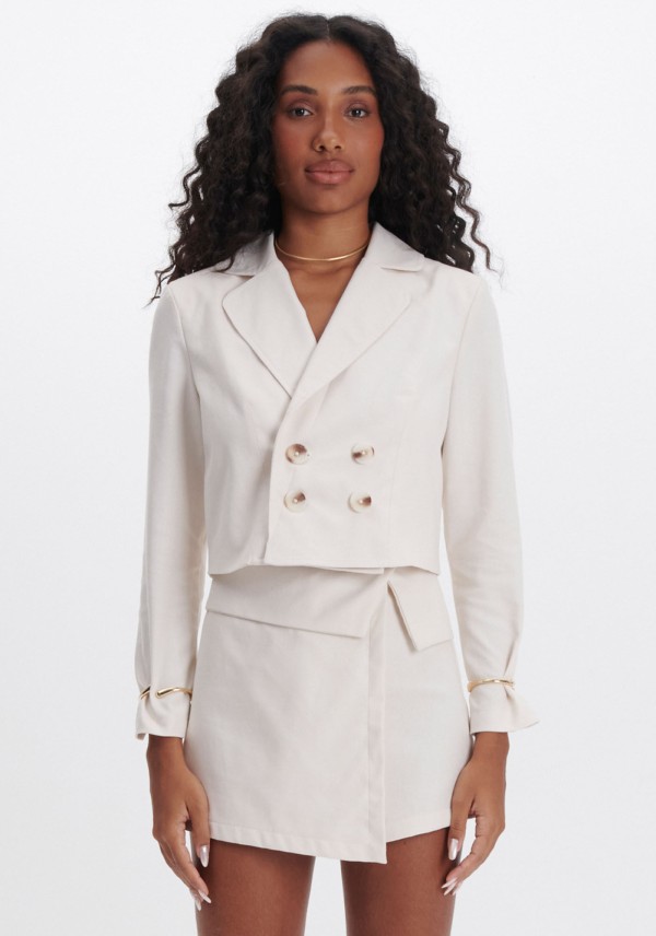 Blazer Cropped Alfaiataria
