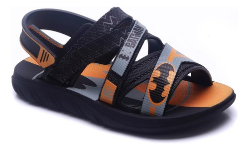 Sandália Infantil Grendene Kids Batman Creative Preto