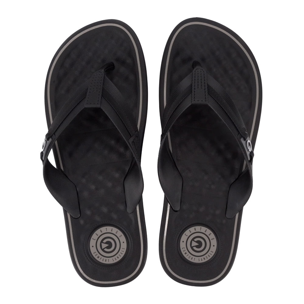 Encontraproduto.com.br - Chinelo Masculino Grendene Cartago Arizona Preto