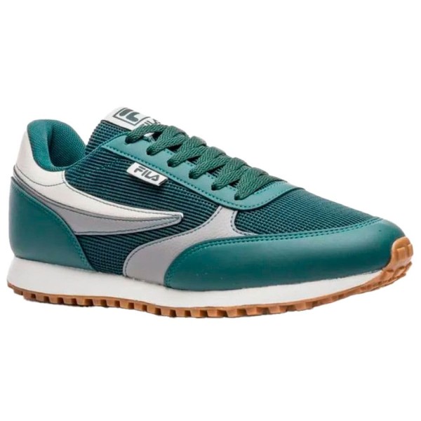 Encontraproduto.com.br - Tênis Masculino N°42 Fila Renno Classic Verde E Cinza (MP)