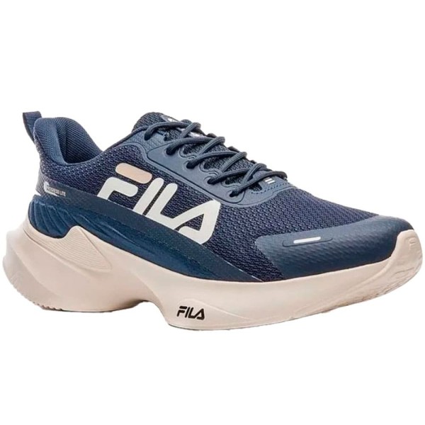 Encontraproduto.com.br - Tênis Masculino N°41 Fila Progress Lite Azul E Branco (MP)