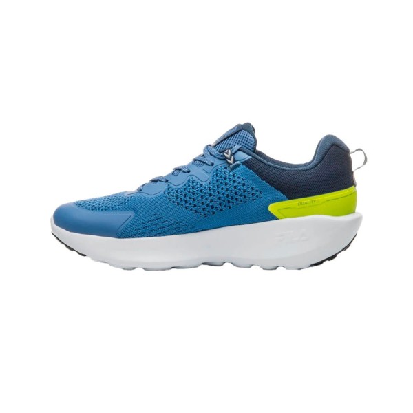 Encontraproduto.com.br - Tênis Masculino N°40 Fila Duality 2 Azul Marinho E Verde (MP)