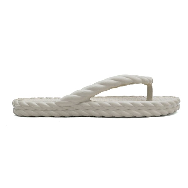 Chinelo Dedo Brizza Off White Feminino