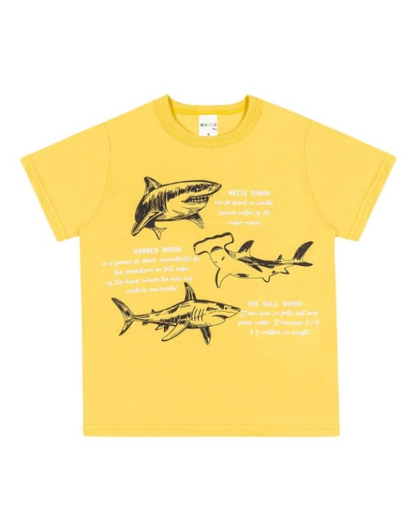 Camiseta Infantil Menino Verão Alenice Play 4/8 -60242