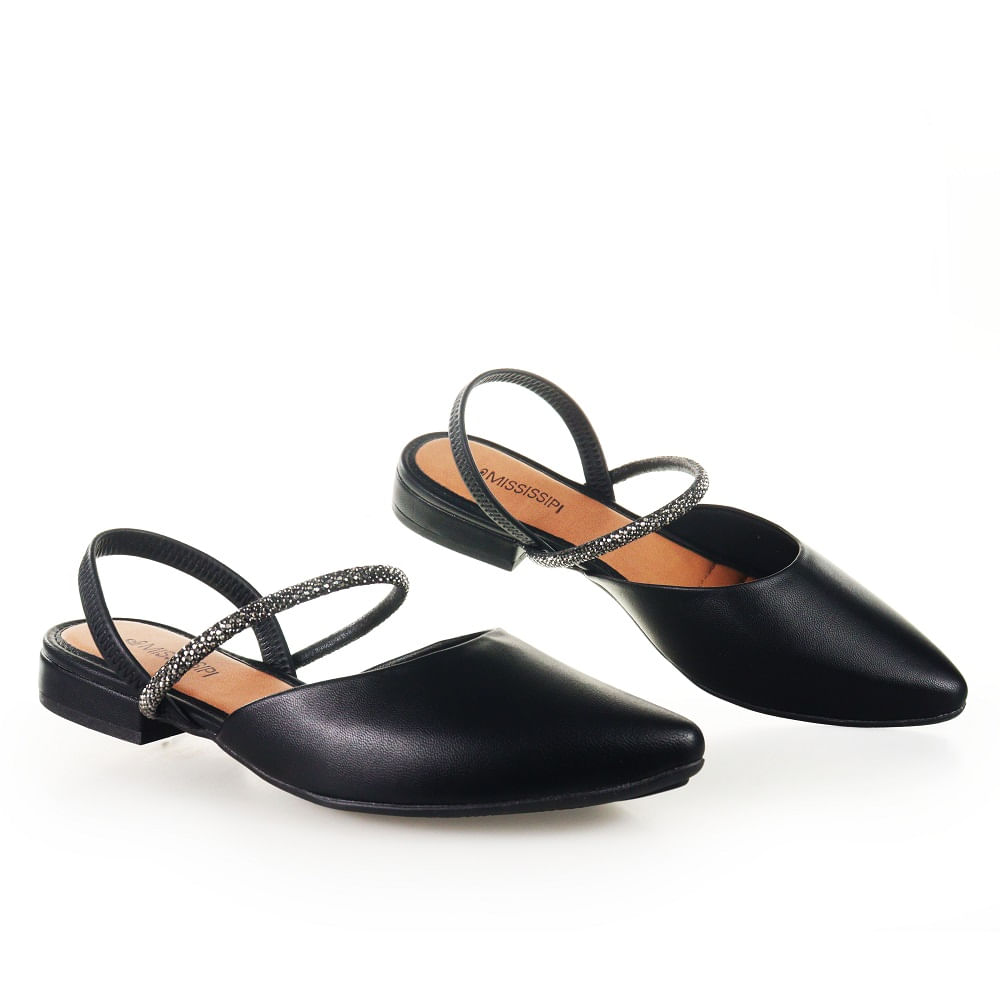 Encontraproduto.com.br - Sapato Feminino Flat Mississipi Salto Baixo - MI752