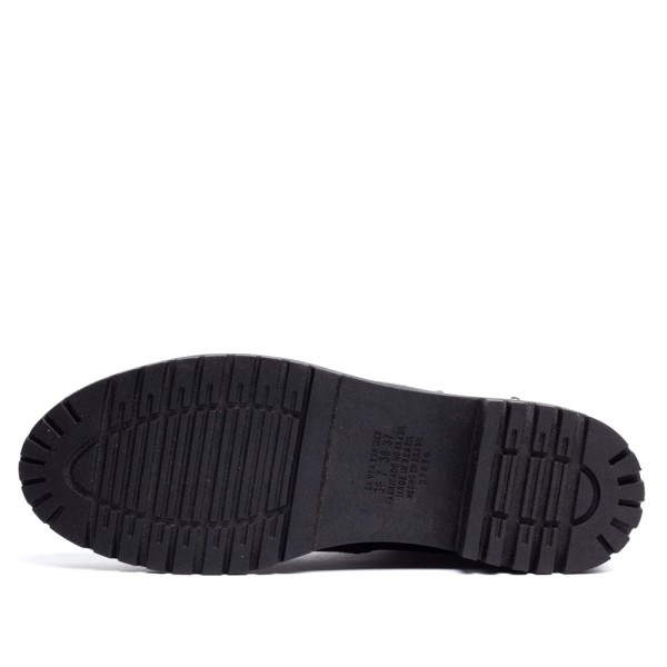 Encontraproduto.com.br - Bota Feminina Mississipi Cano Curto com Fivela Preto