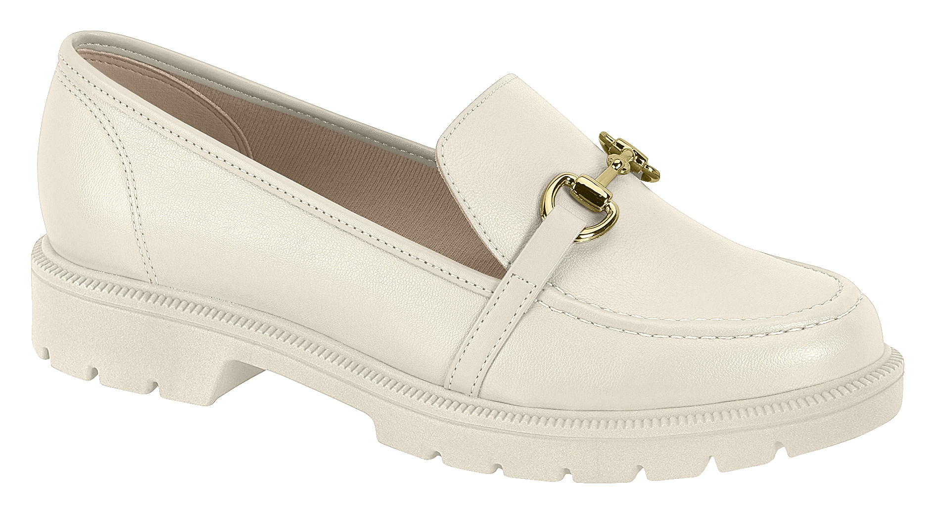 Sapato Mocassim Beira Rio Branco Feminino