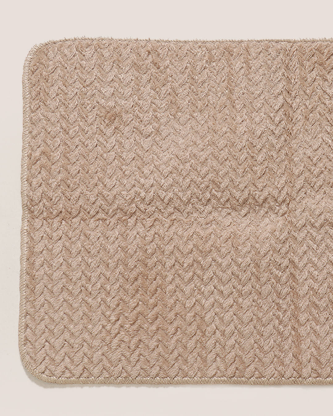 Encontraproduto.com.br - Tapete de Porta 40cm x 60cm Antiderrapante Bege Claro