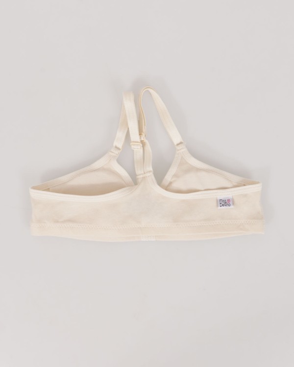 Encontraproduto.com.br - Sutiã Juvenil DelRio Com Bojo Liso Off White