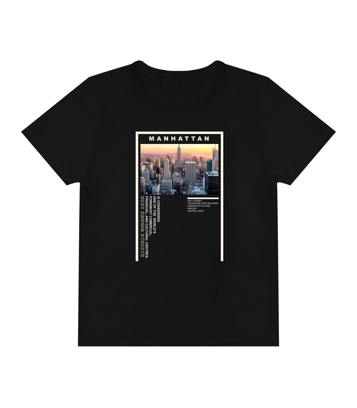 Camiseta Juvenil Masculina Em Meia Malha Minty Preto