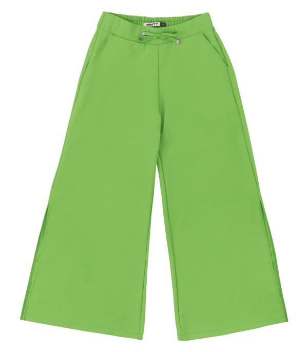 Encontraproduto.com.br - Calça Juvenil Feminina Em Crepe Light Minty Verde