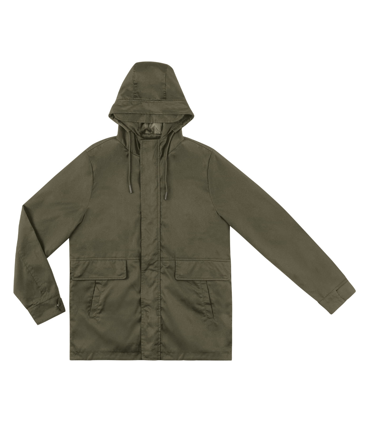 Encontraproduto.com.br - Jaqueta Com Capuz Masculina Em Sarja Diametro Verde
