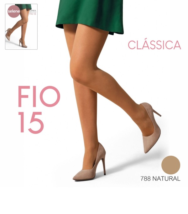 Encontraproduto.com.br - Meia Calça Clássica Fio 15 Selene Bege