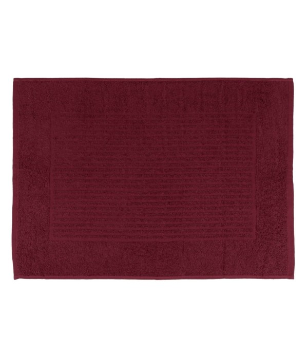 Toalha de Piso Basic com Antiderrapante Atlântica Vermelho