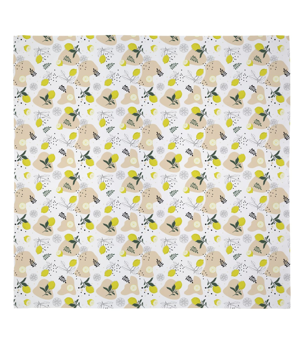 Encontraproduto.com.br - Toalha De Mesa Retangular 8 Lugares Teka Amarelo